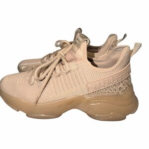 Steve Madden Beige Knit Sneakers